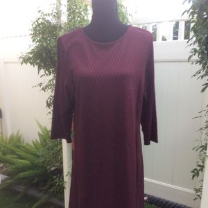 J Jill 3/4 sleeve dress